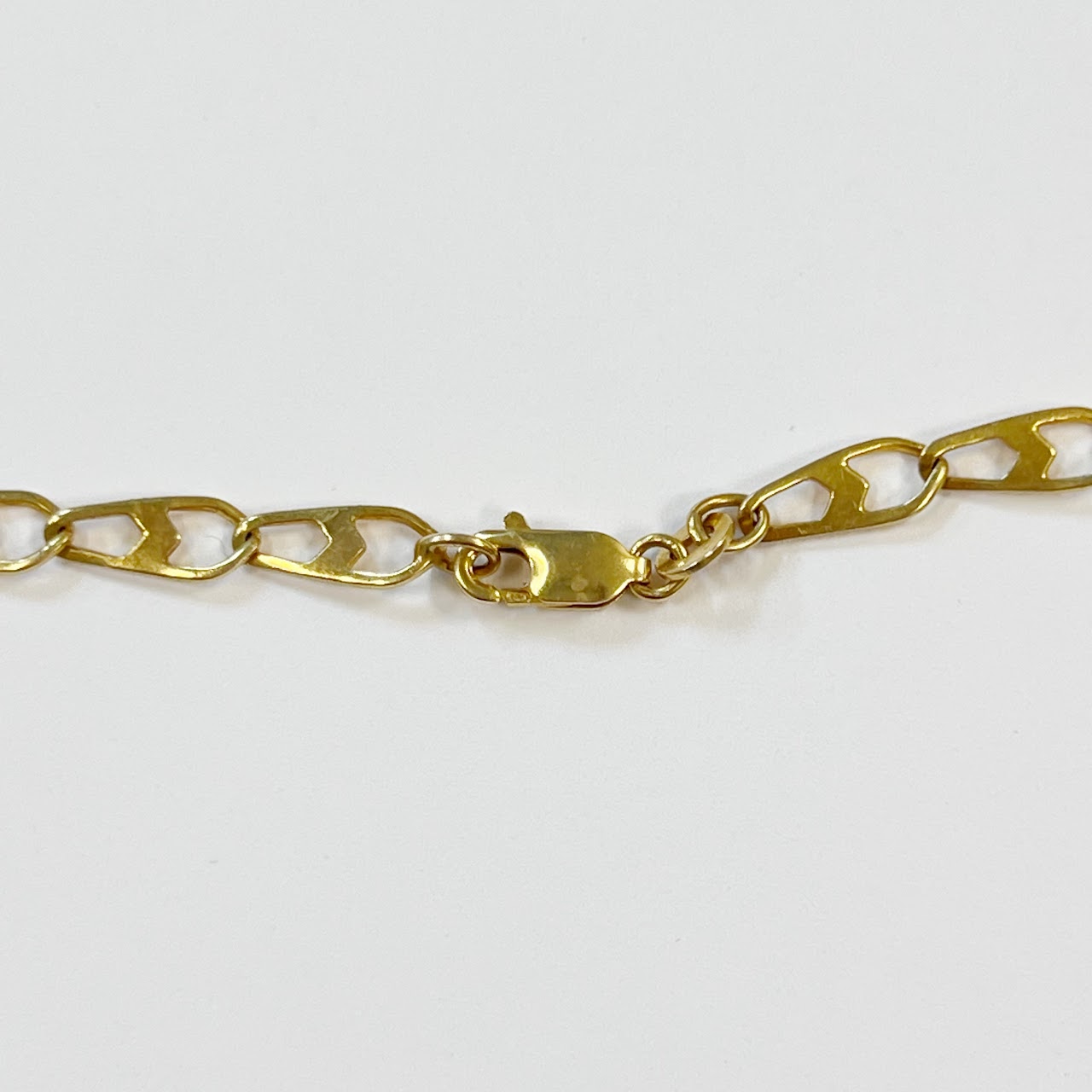 14K Gold Link Chain Necklace