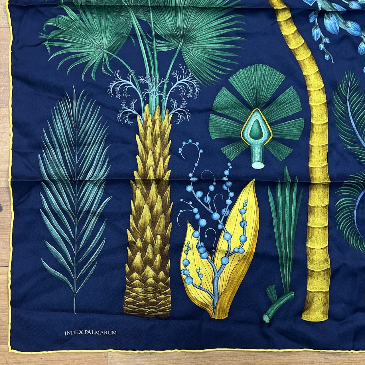 Hermès Index Palmarum Carre 90 Silk Scarf