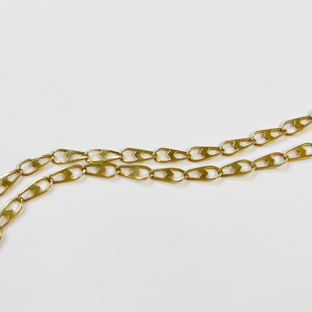 14K Gold Link Chain Necklace