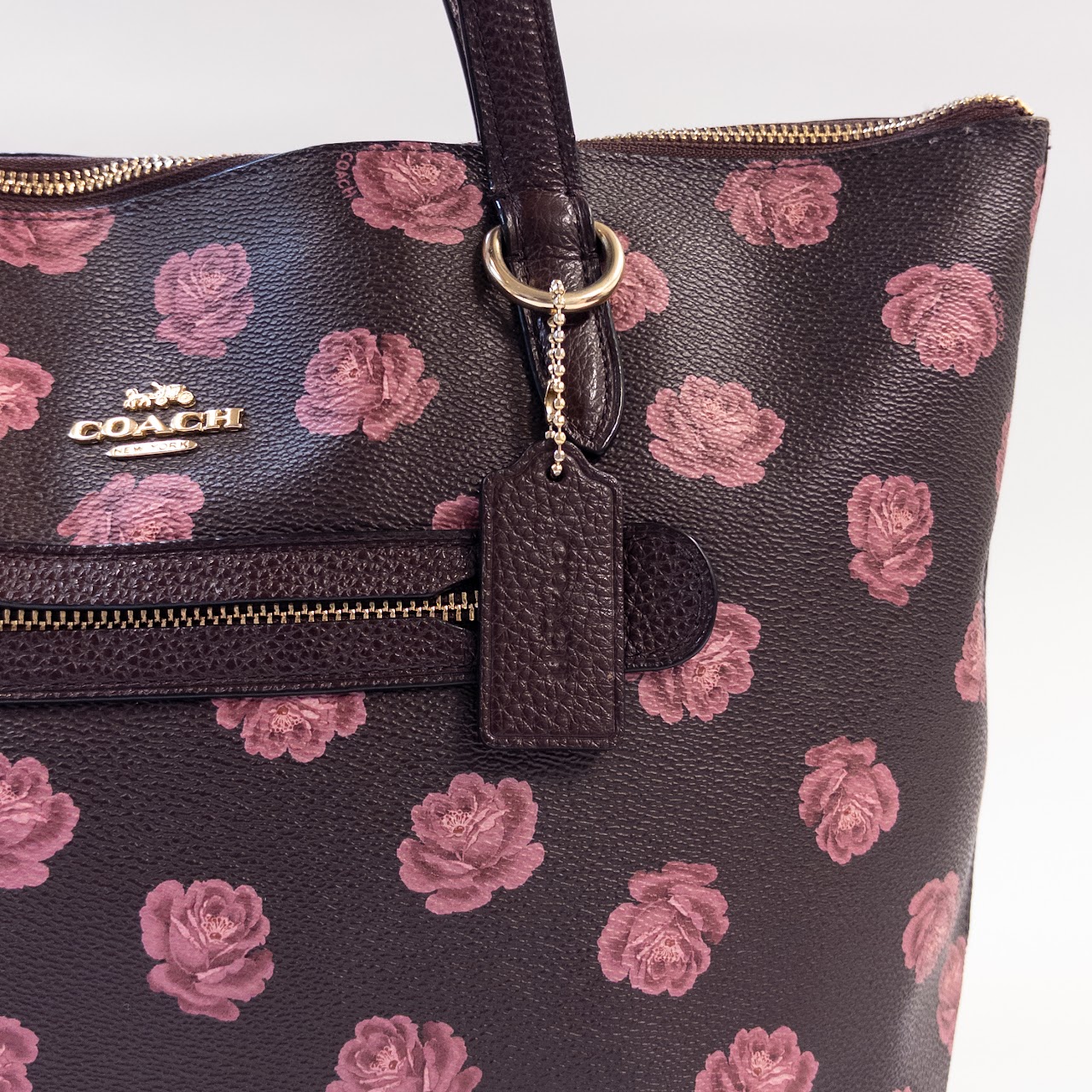 Coach Taylor Tote With Rose Print