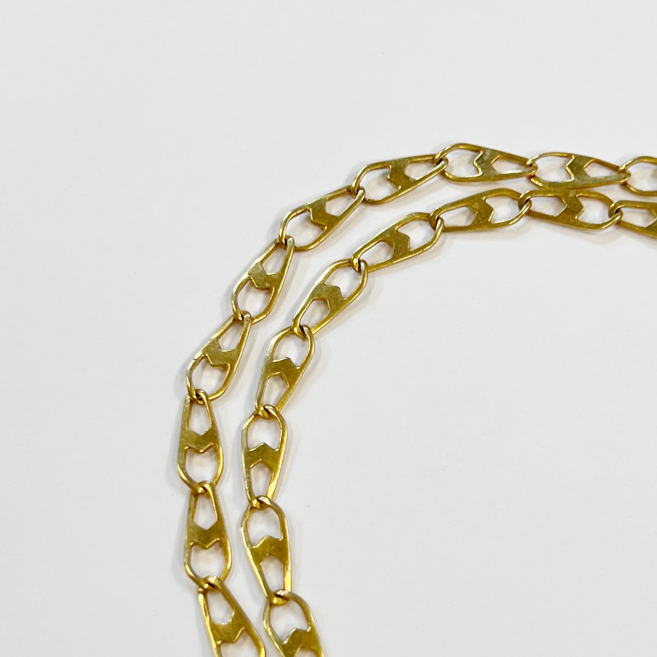 14K Gold Link Chain Necklace