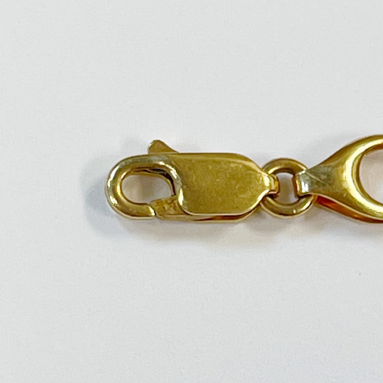 14K Gold Horsebit Link Bracelet