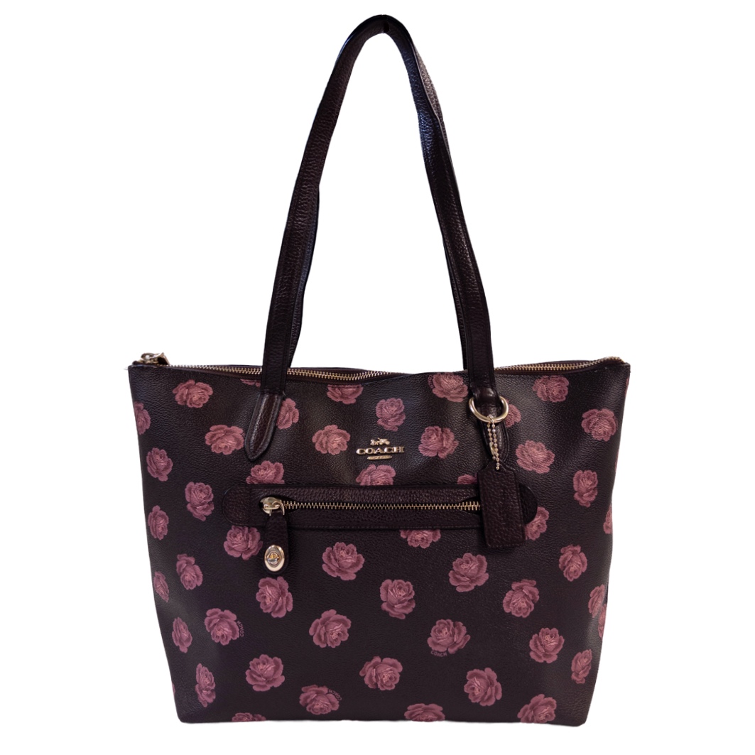 Coach Taylor Tote With Rose Print