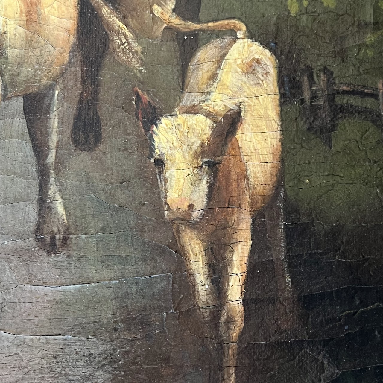 Late 19th-Early 20th C. Pastoral Oil Painting