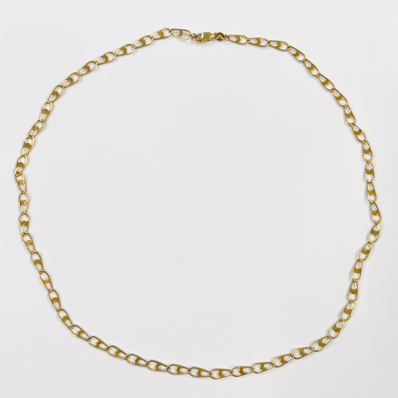 14K Gold Link Chain Necklace