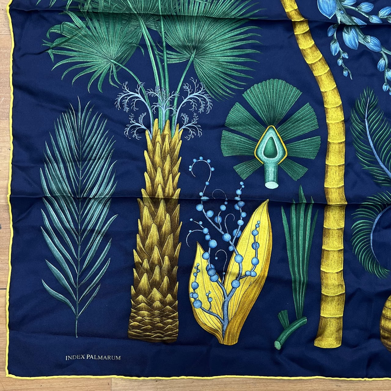 Hermès Index Palmarum Carre 90 Silk Scarf