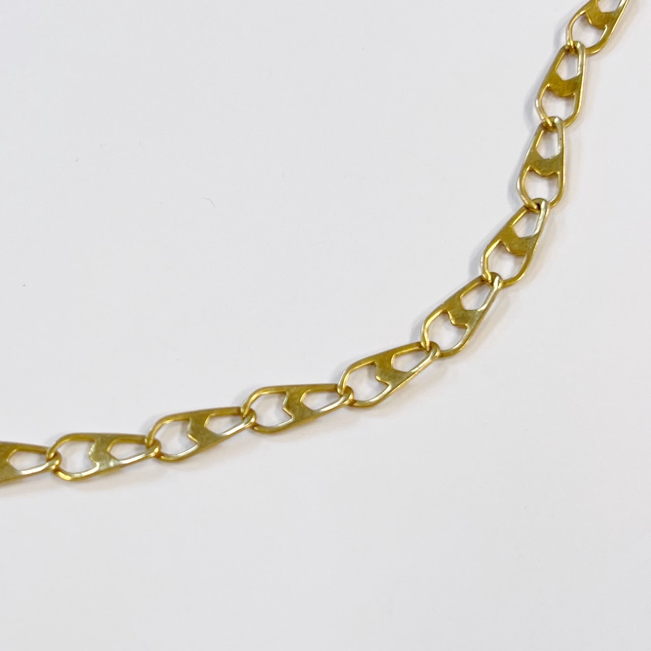 14K Gold Link Chain Necklace