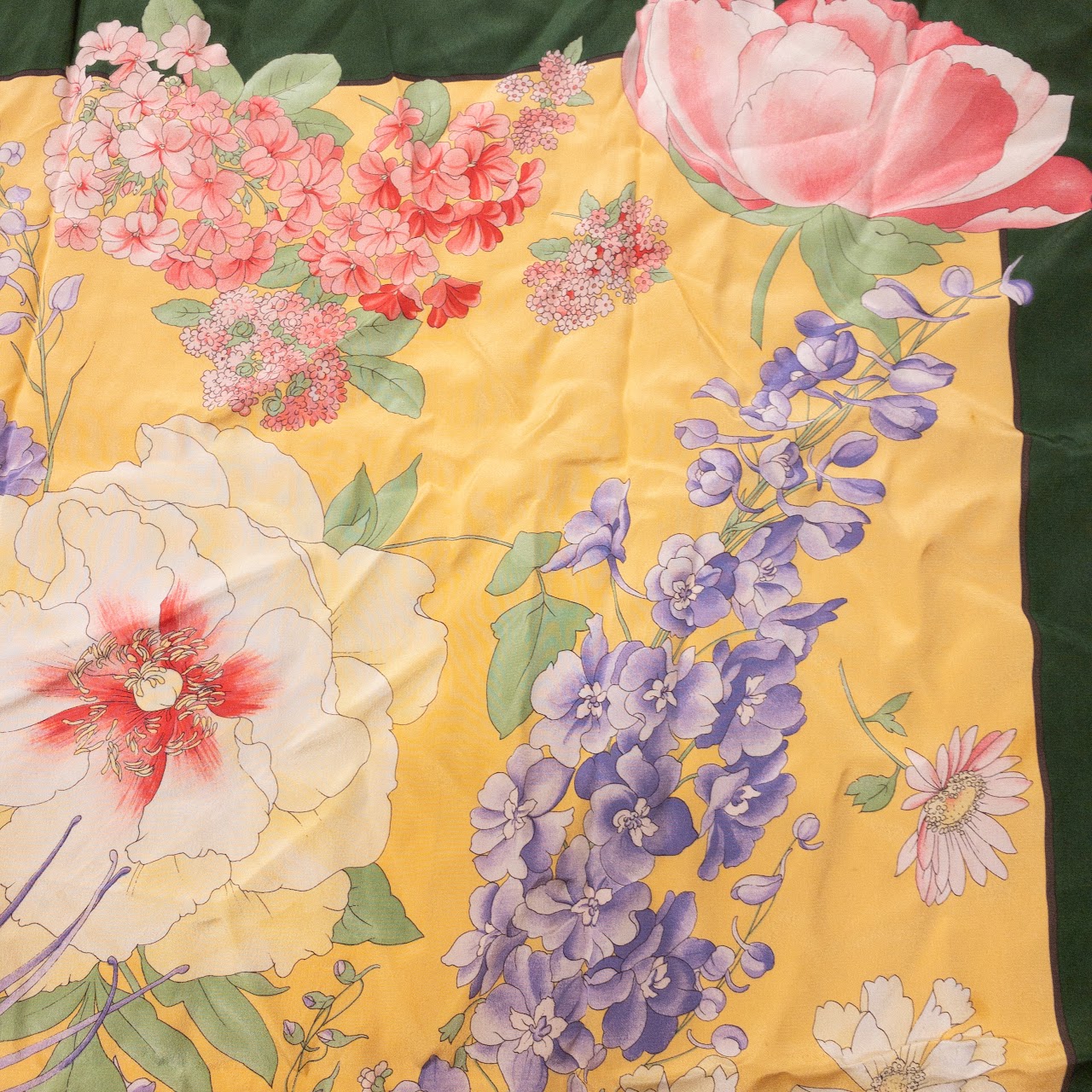 Valentino Silk Floral Scarf