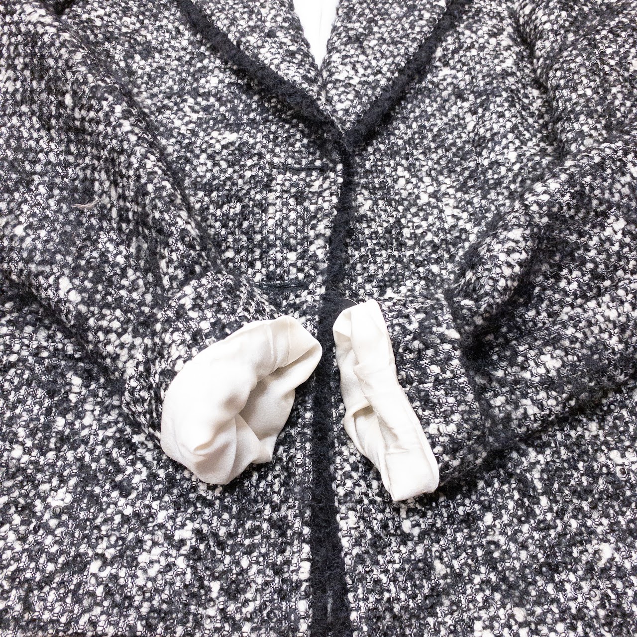 Christian Dior Black & White Tweed Jacket