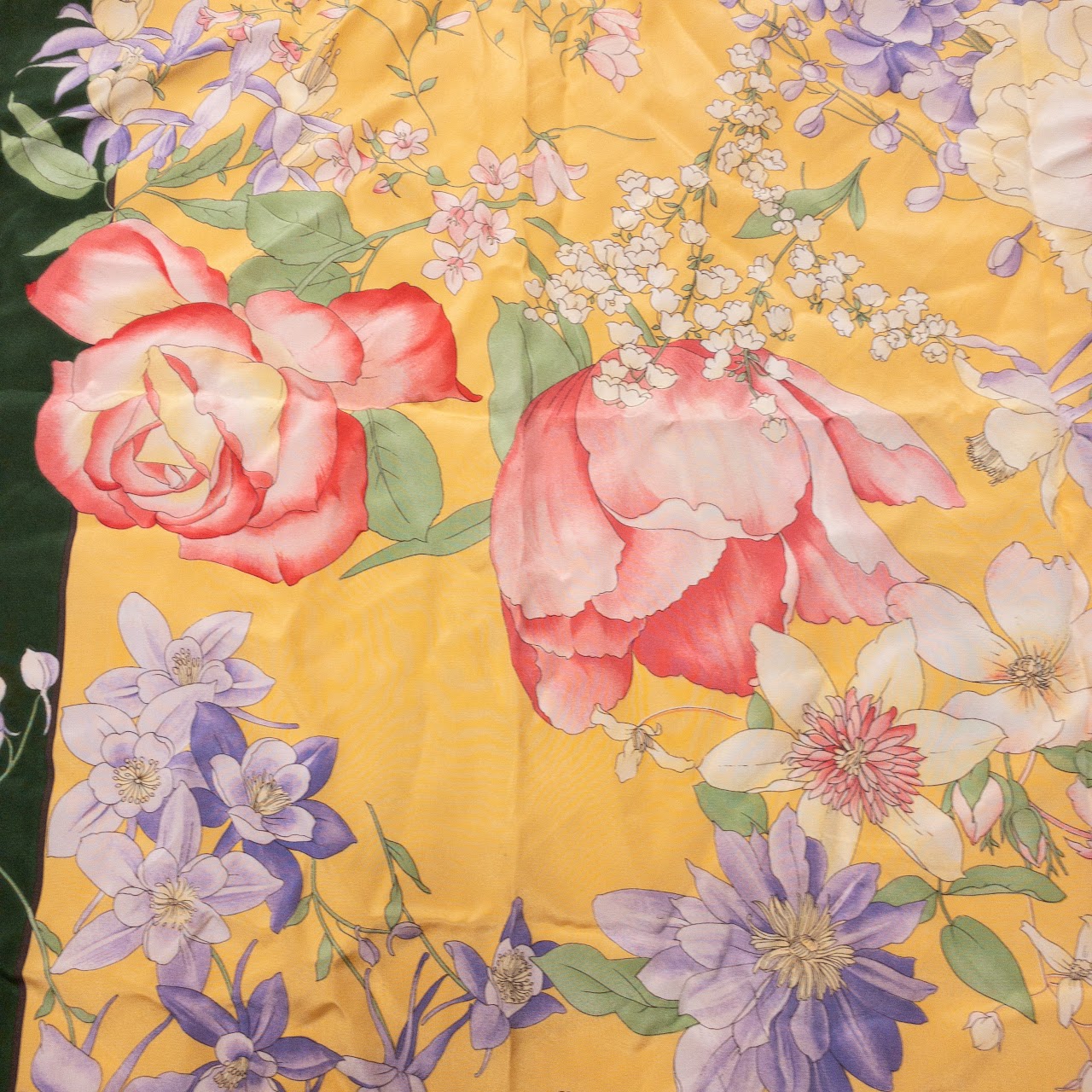 Valentino Silk Floral Scarf