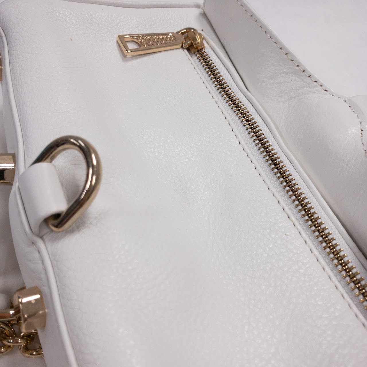 Rebecca Minkoff White Leather Crossbody Bag