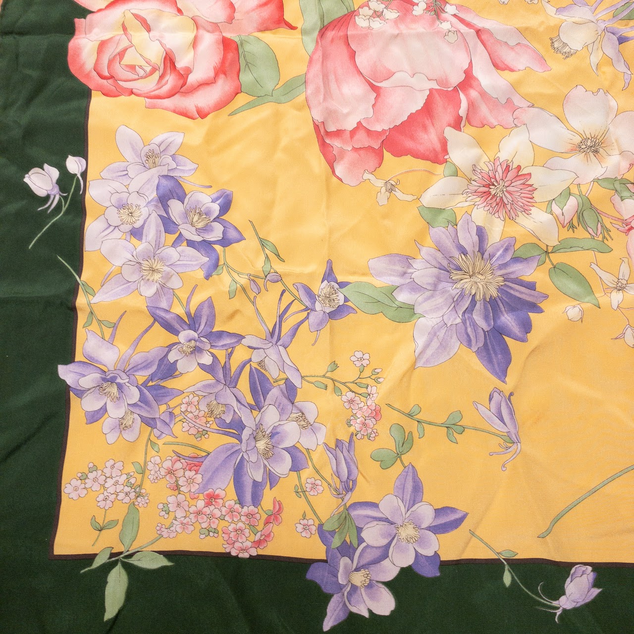 Valentino Silk Floral Scarf