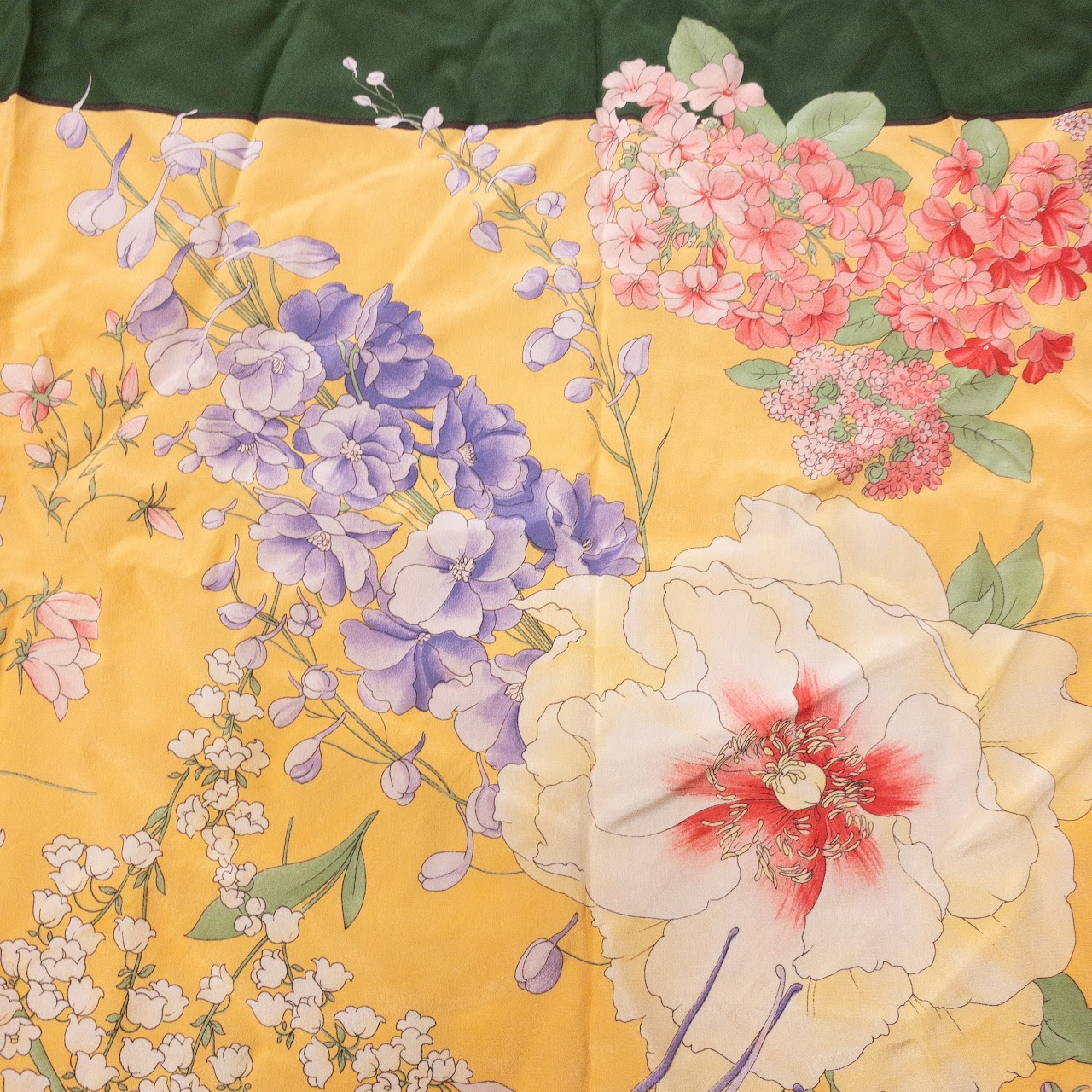 Valentino Silk Floral Scarf