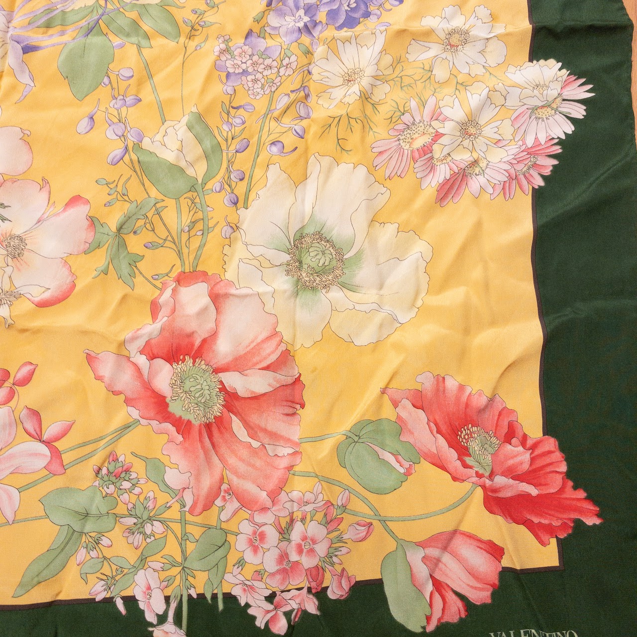 Valentino Silk Floral Scarf