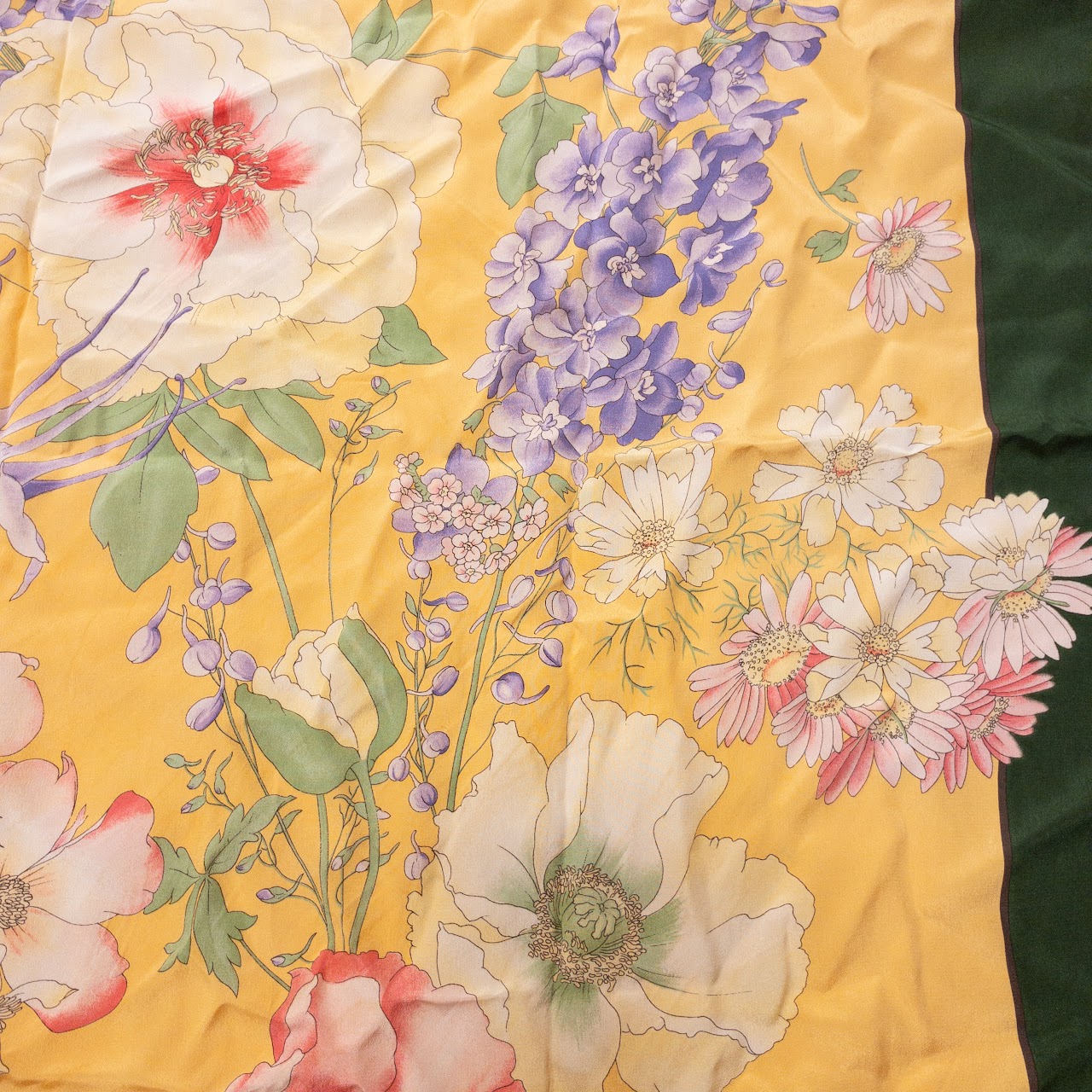 Valentino Silk Floral Scarf