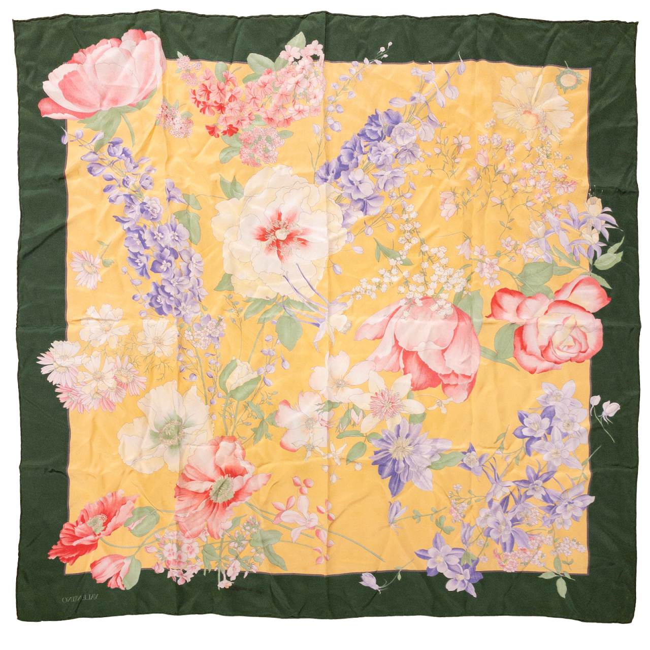 Valentino Silk Floral Scarf