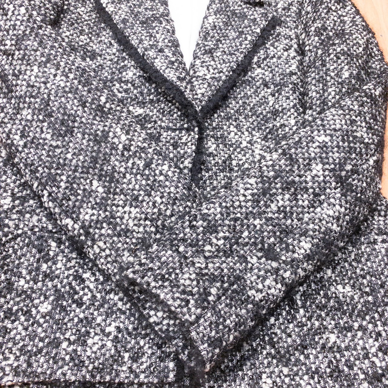 Christian Dior Black & White Tweed Jacket