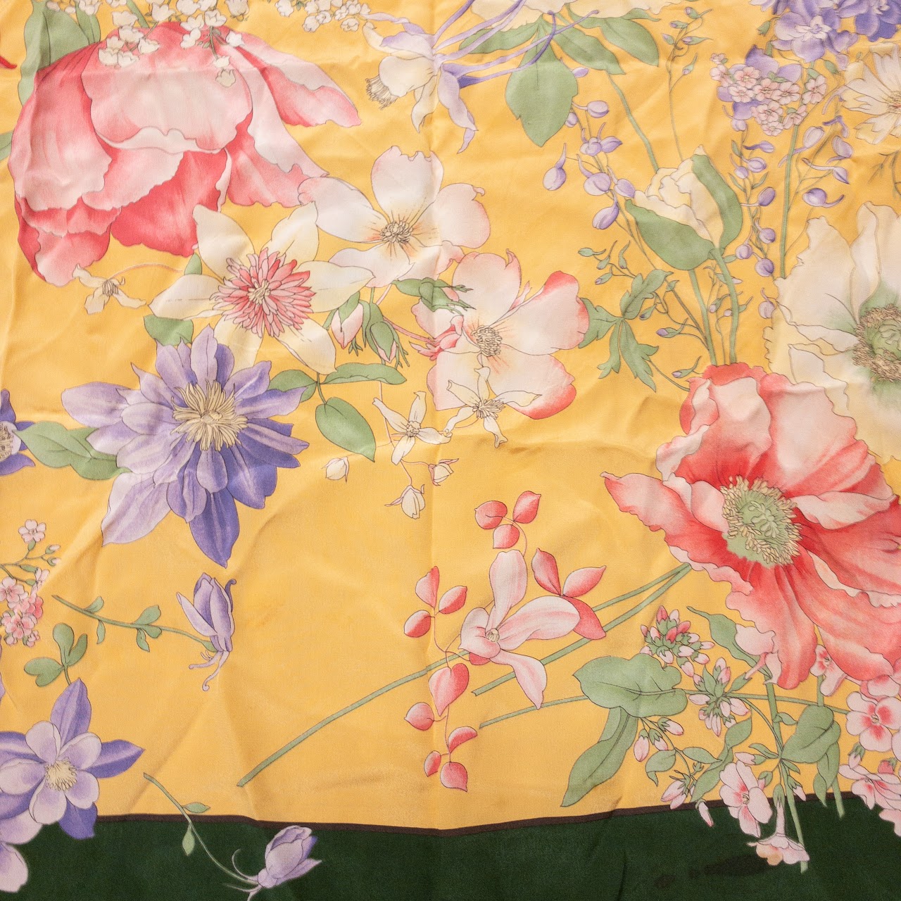 Valentino Silk Floral Scarf