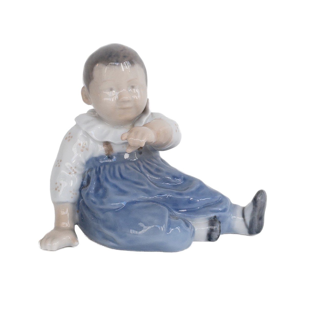 Royal Copenhagen Else Sandholt Child Sitting Figurine