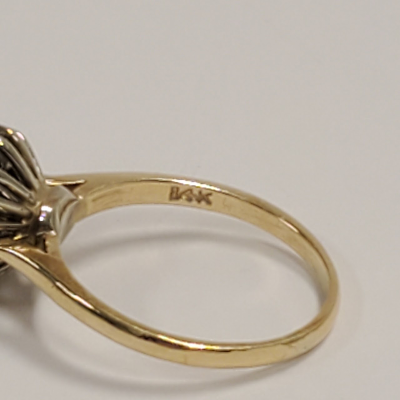 14K Gold & Moissanite Ring