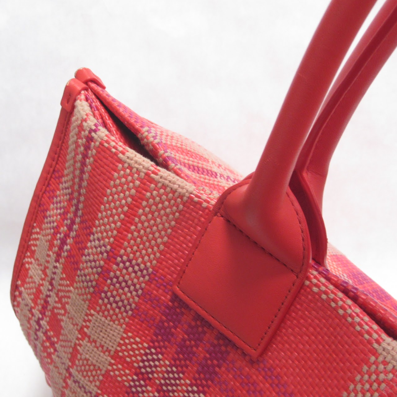 Tory Burch Plaid Tote