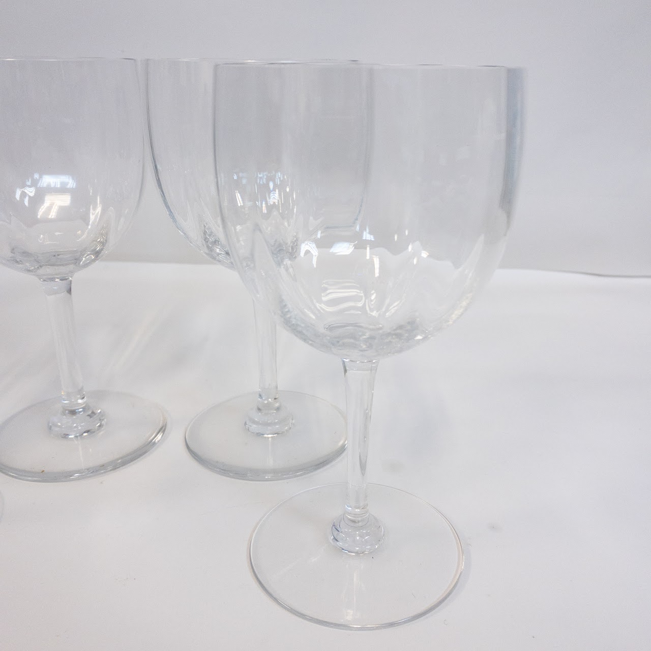 Baccarat Montaigne Optic Water Goblet Set of Four