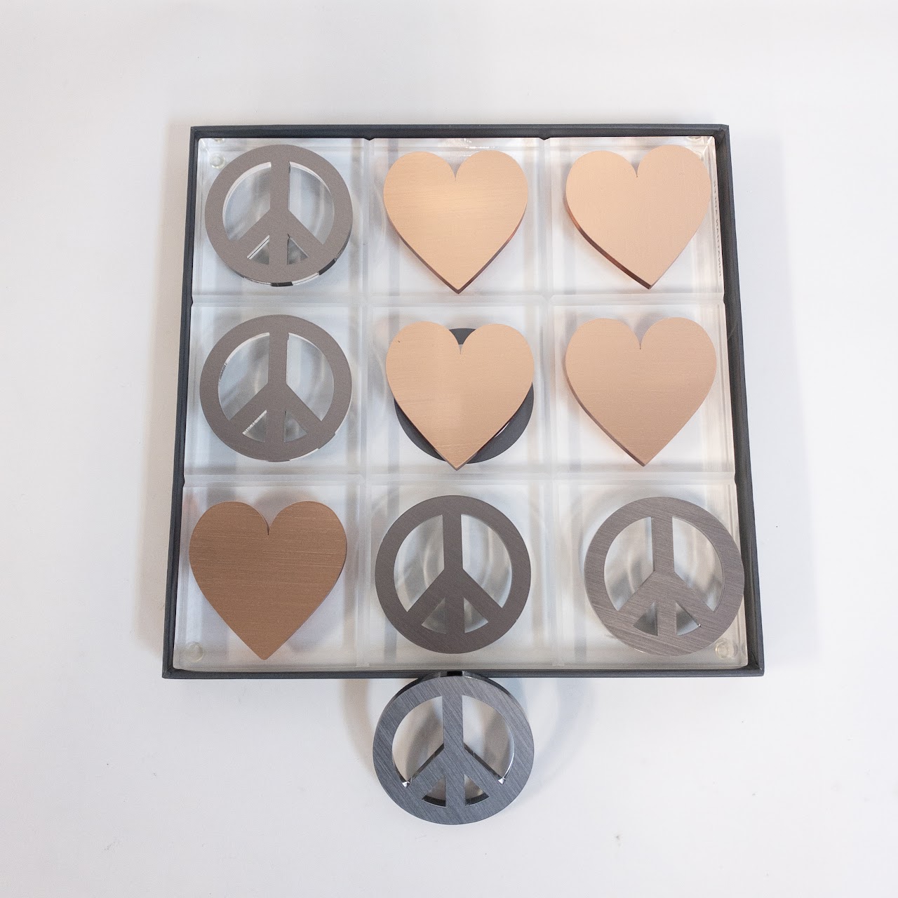 Jonathan Adler 'Peace & Love & Tic Tac Toe' Acrylic Game Set