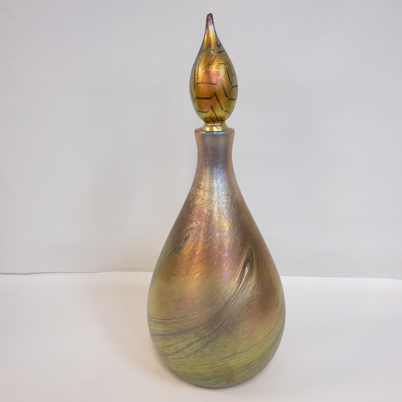 Saul Alcaraz Studio Limited Edition Blown Luster Glass Decanter