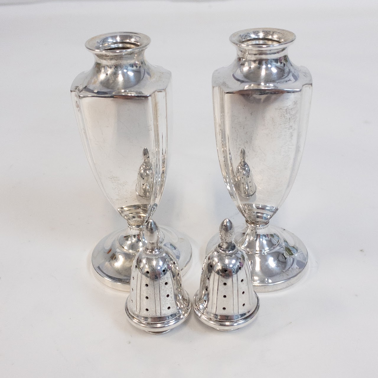 Sterling Silver Fisher Salt and Pepper Shaker Pair