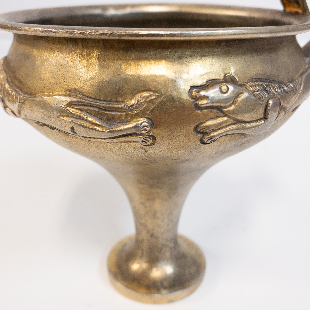 Lalaouinis Gilt 900 Silver Vintage Handled Cup