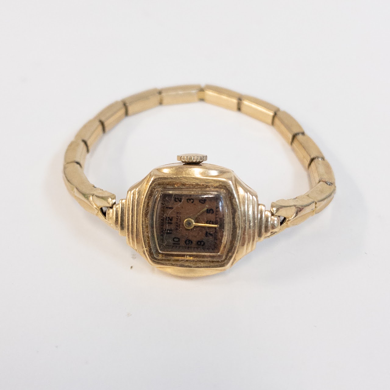 Vintage 14K Gold Art Deco Watch