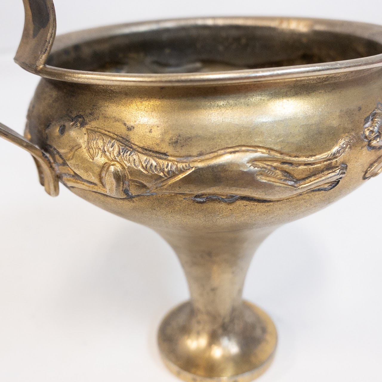 Lalaouinis Gilt 900 Silver Vintage Handled Cup