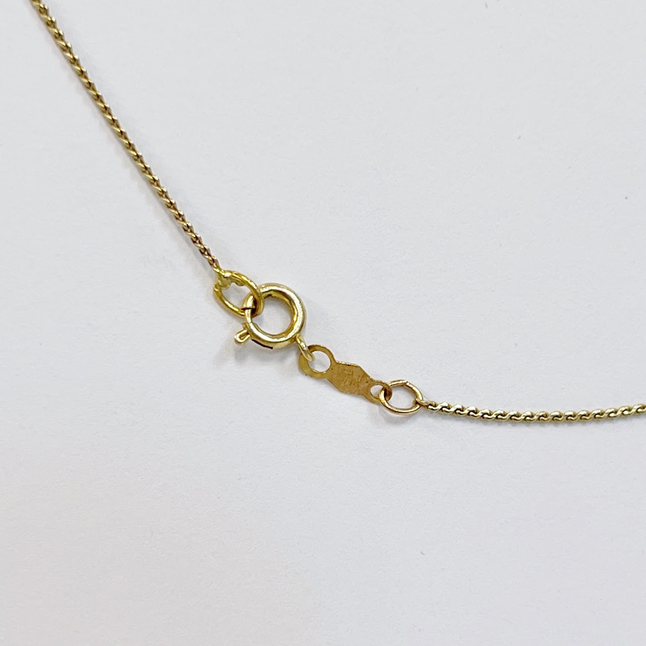 14K Gold 20" Chain Necklace with Pearl Pendant