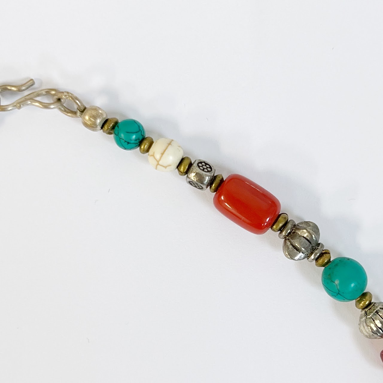 Tibetan Turquoise and Coral Necklace