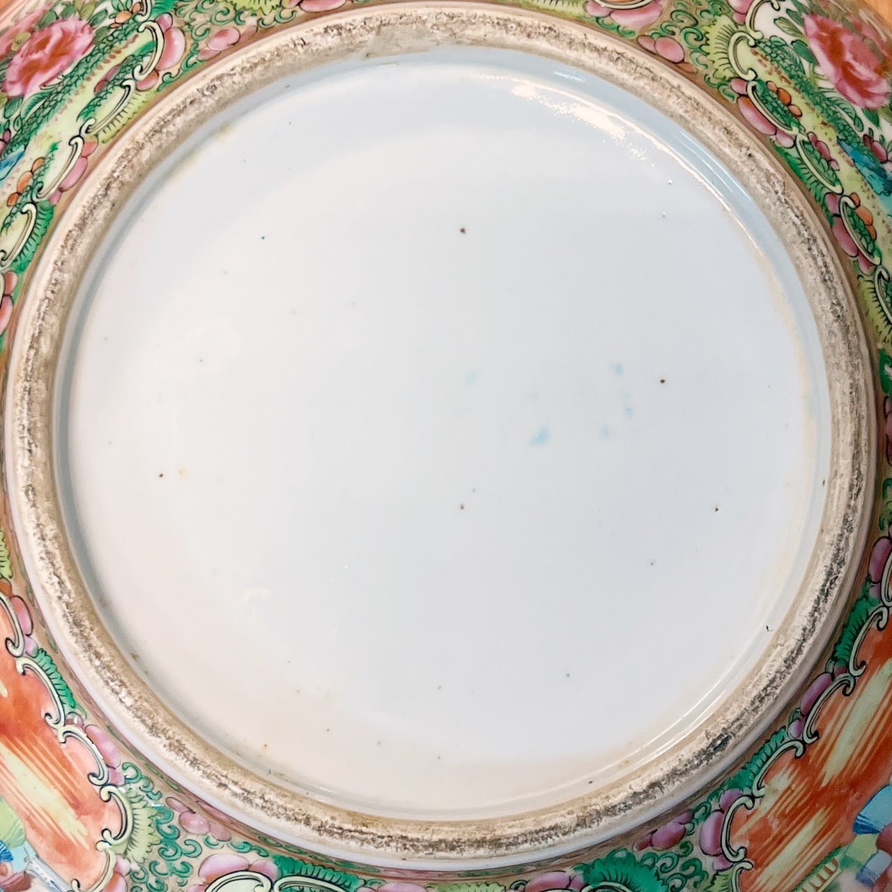 Chinese Famille Rose Medallion Large Centerpiece Bowl