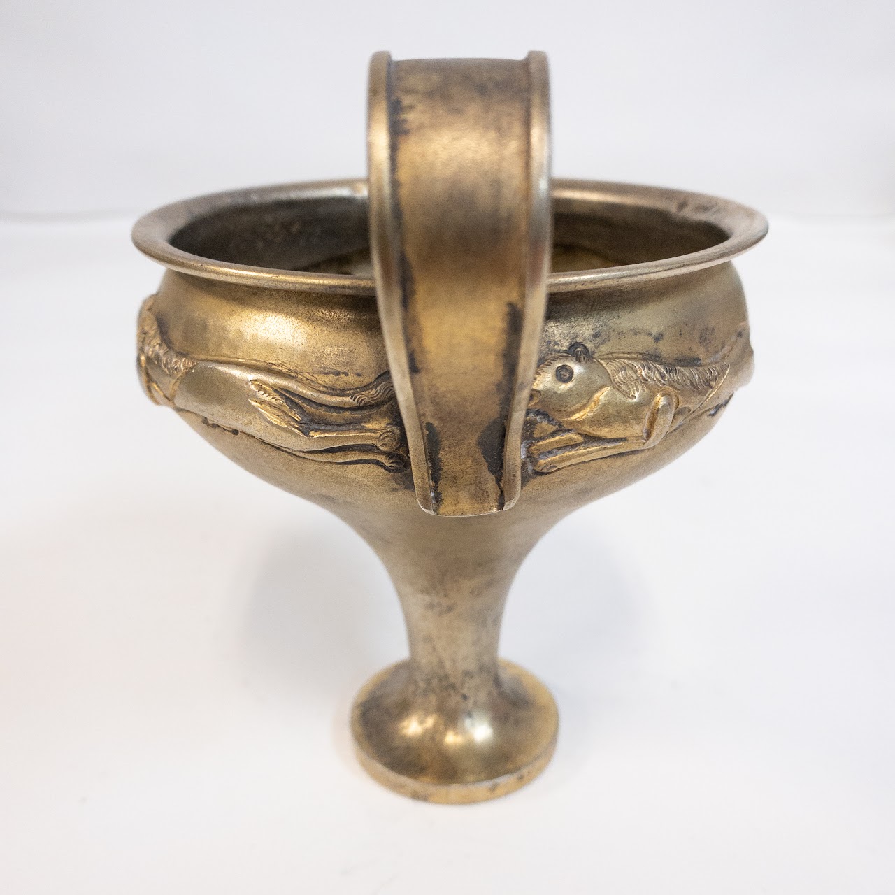 Lalaouinis Gilt 900 Silver Vintage Handled Cup