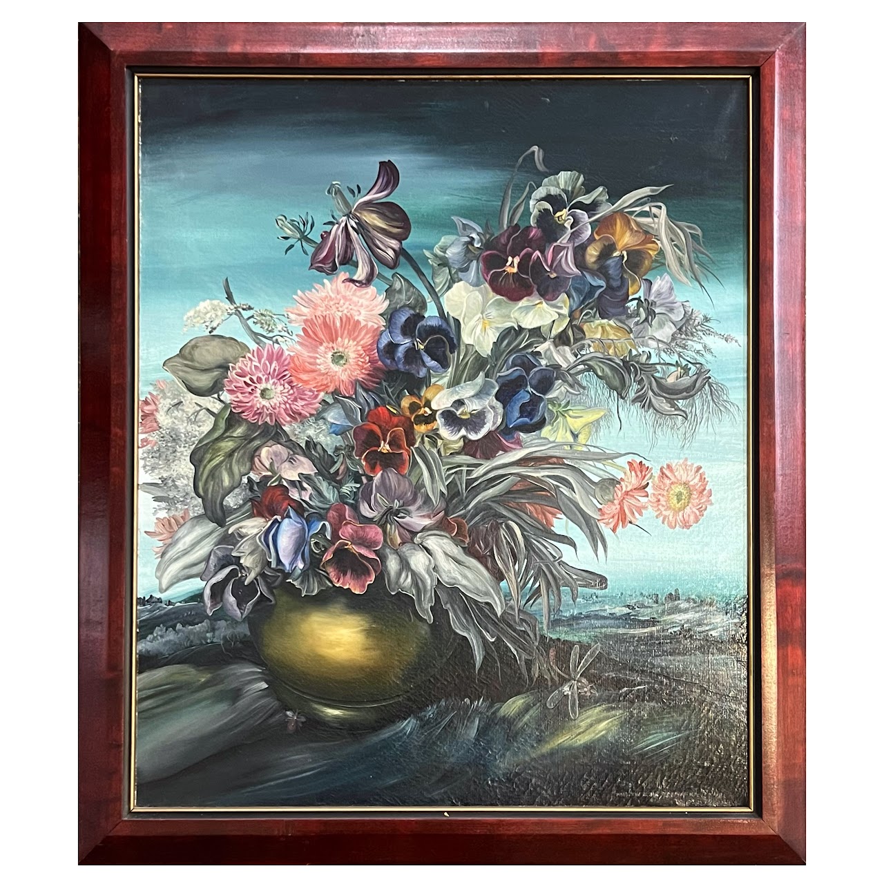 Stanislawa Pietrzak-Krupińska Signed Polish Still Life Oil Painting, 1989