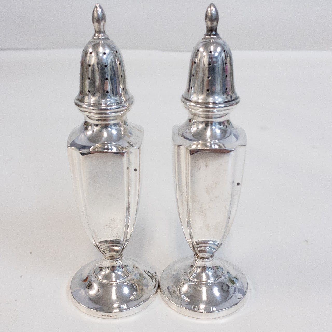 Sterling Silver Fisher Salt and Pepper Shaker Pair