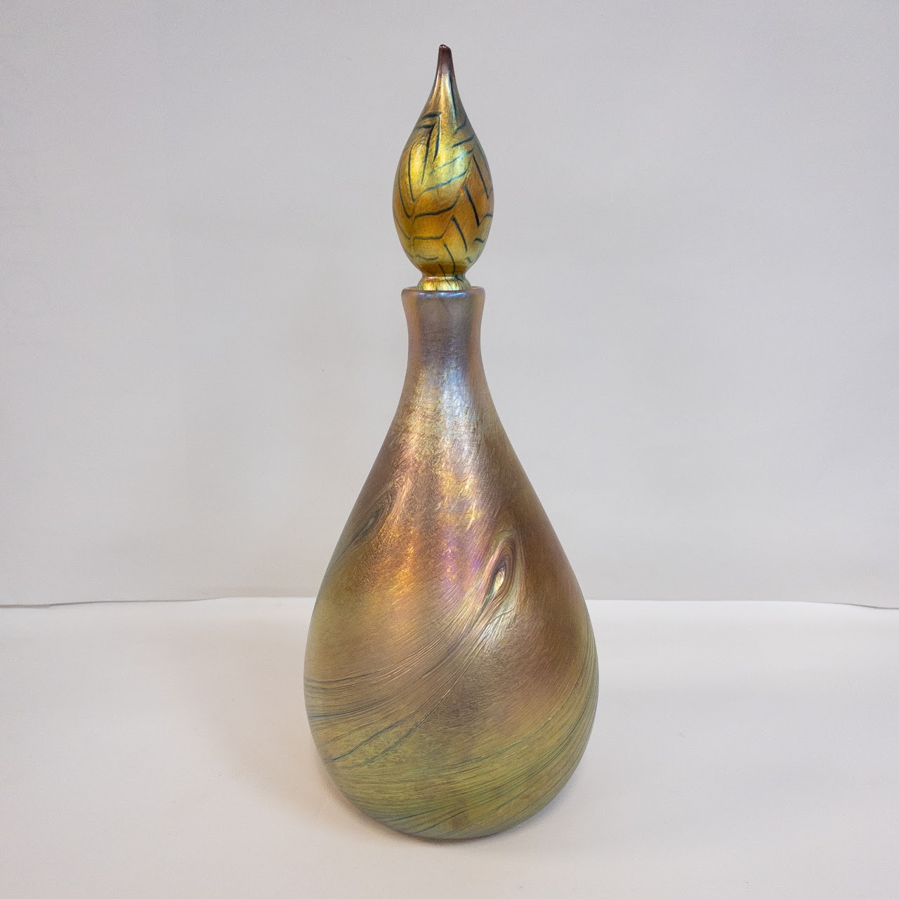 Saul Alcaraz Studio Limited Edition Blown Luster Glass Decanter