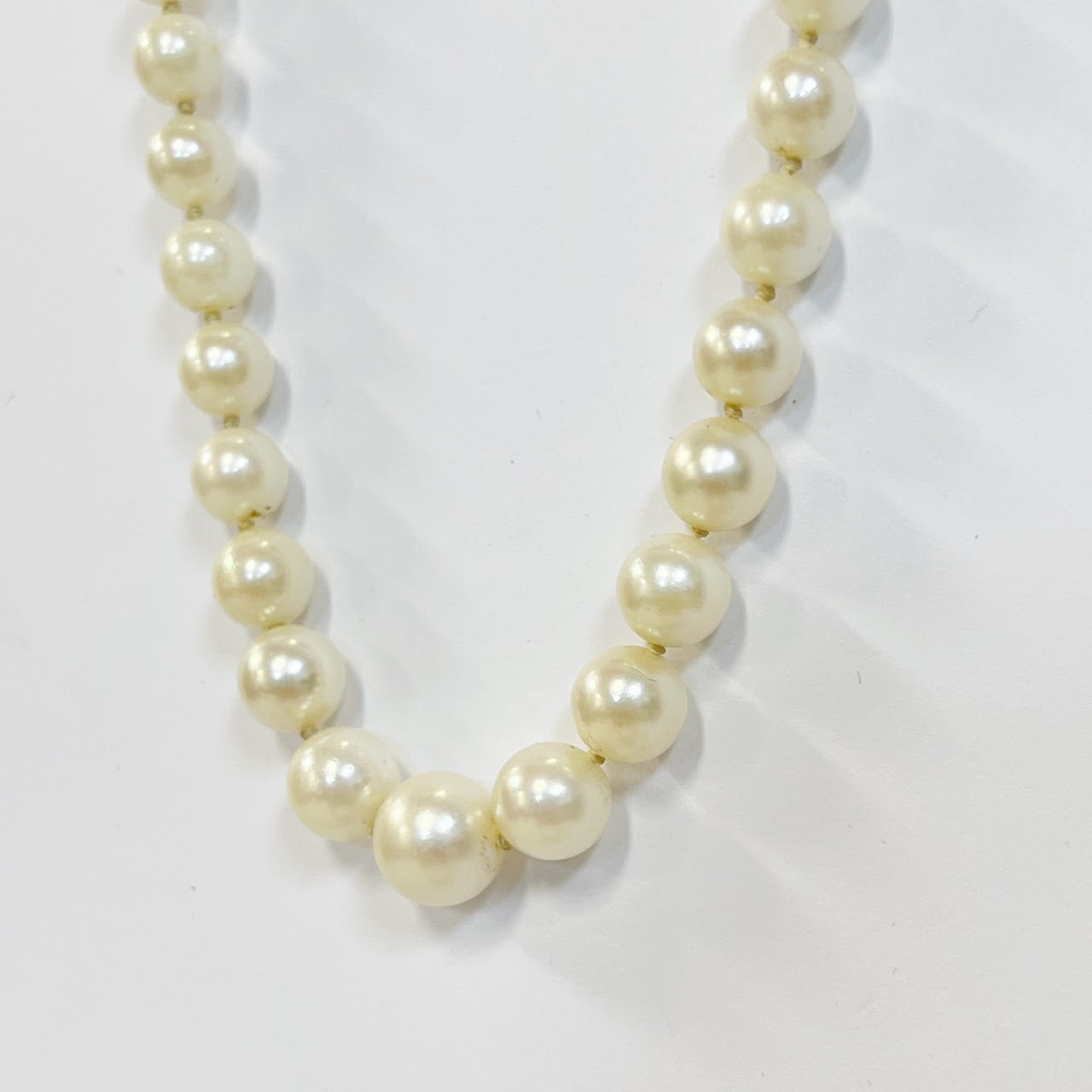 Cultured Pearl Strand with 14K Yellow Gold Clasp