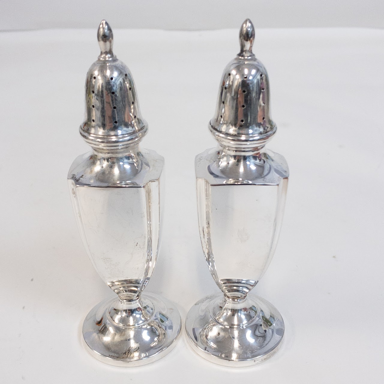 Sterling Silver Fisher Salt and Pepper Shaker Pair