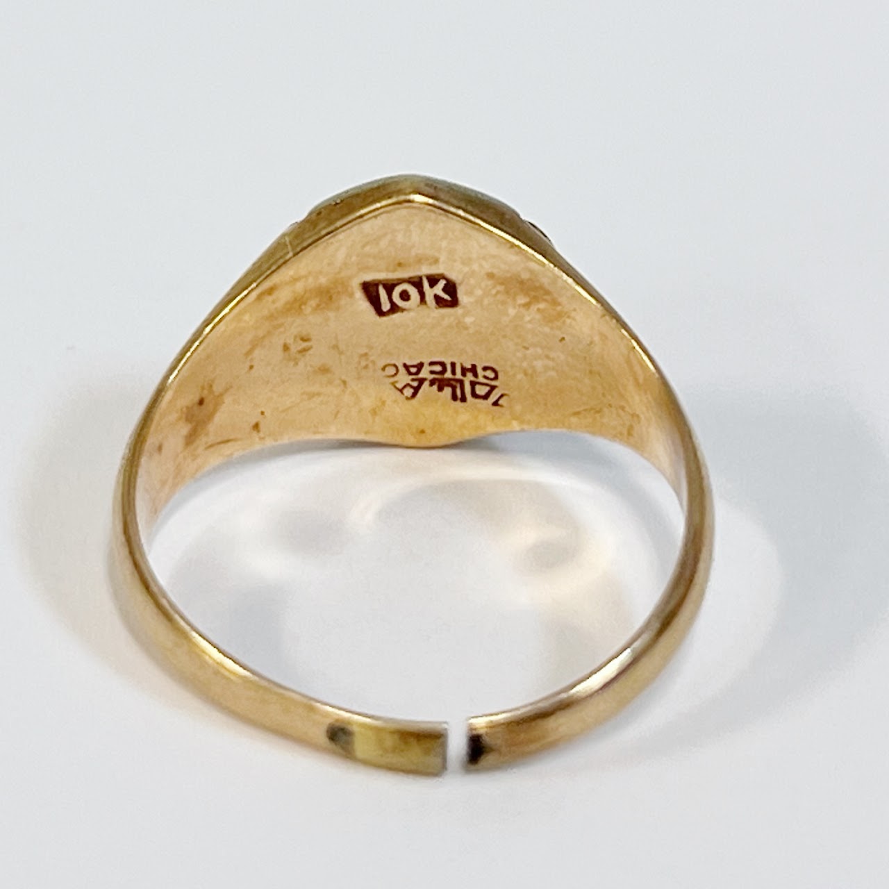 10K Gold 'HSS' High School Class Ring