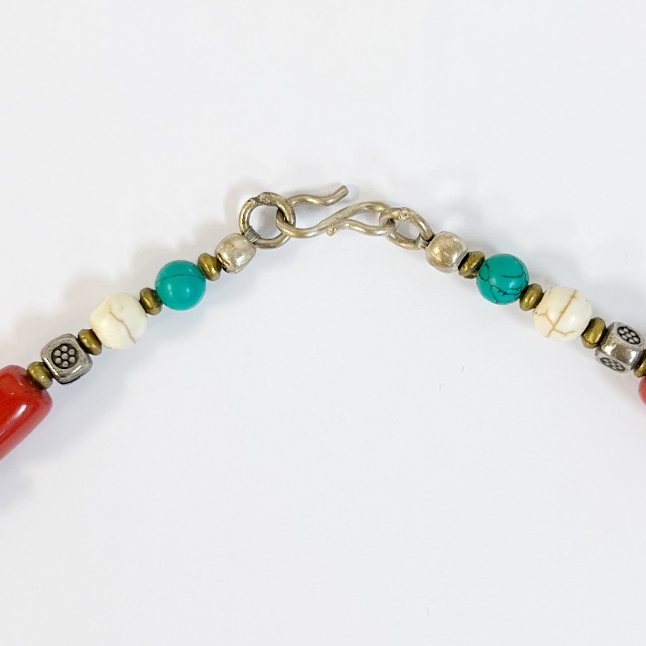 Tibetan Turquoise and Coral Necklace