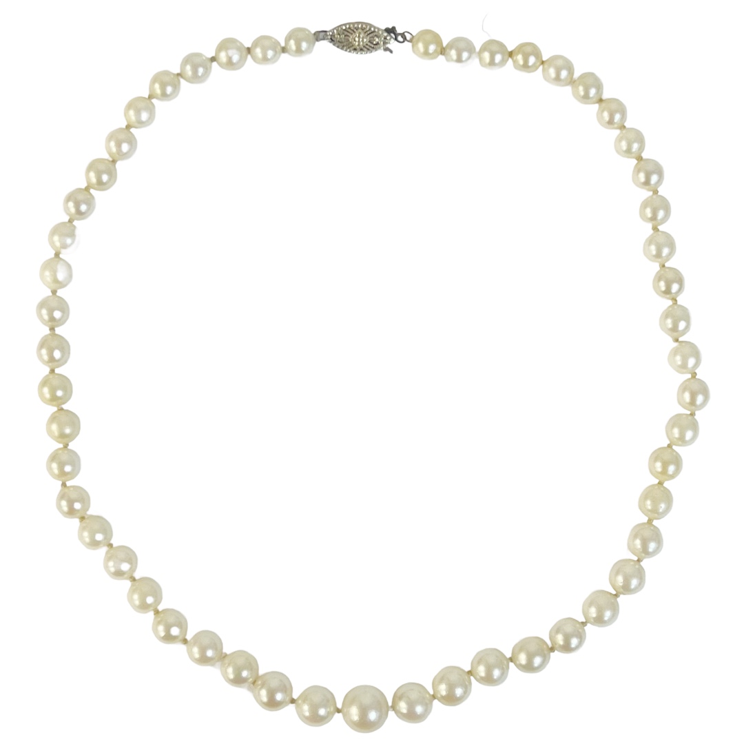 Cultured Pearl Strand with 14K Yellow Gold Clasp