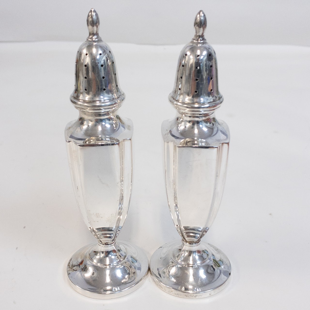 Sterling Silver Fisher Salt and Pepper Shaker Pair