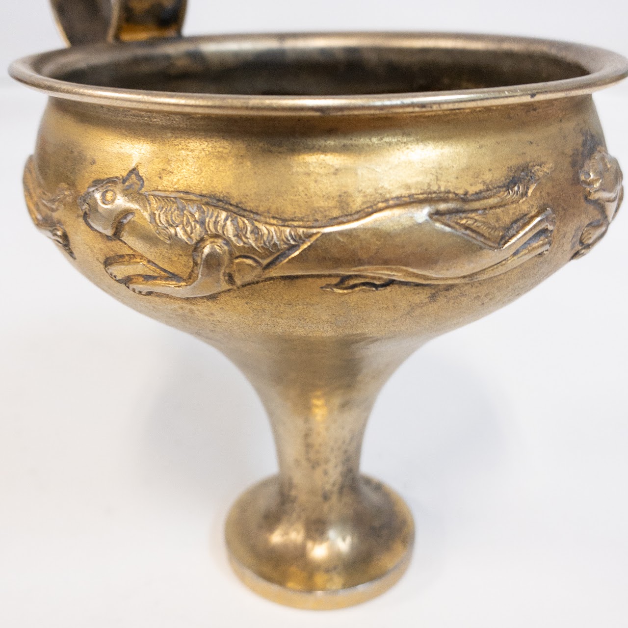 Lalaouinis Gilt 900 Silver Vintage Handled Cup