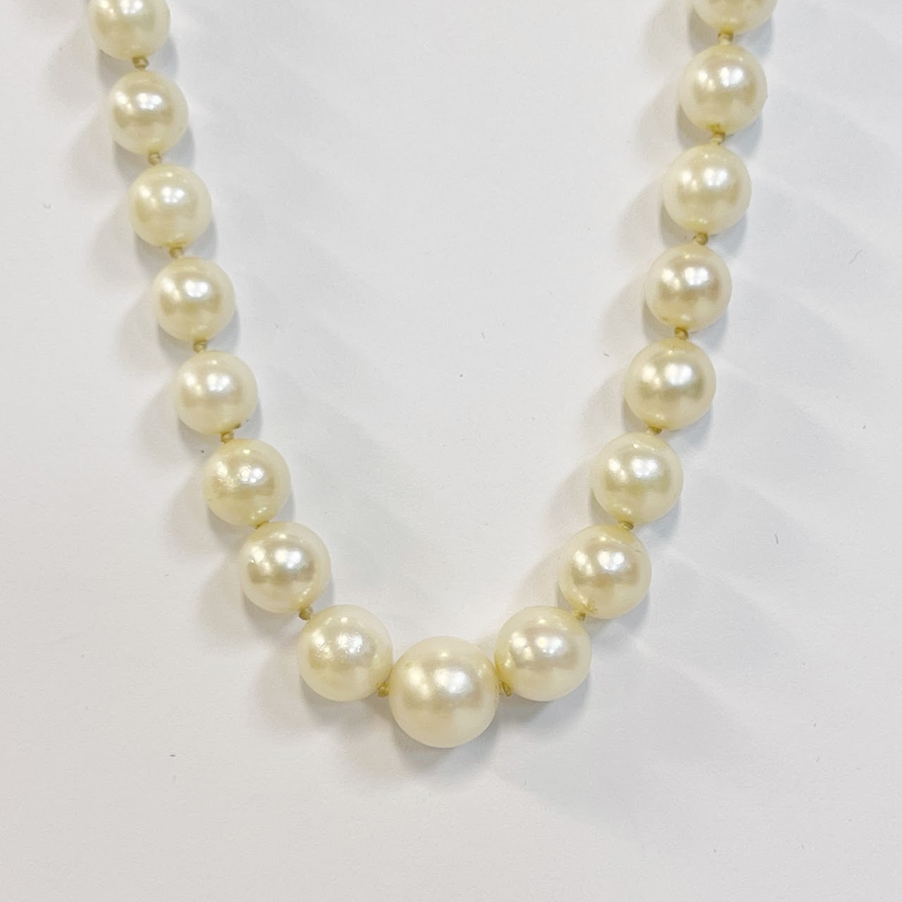 Cultured Pearl Strand with 14K Yellow Gold Clasp