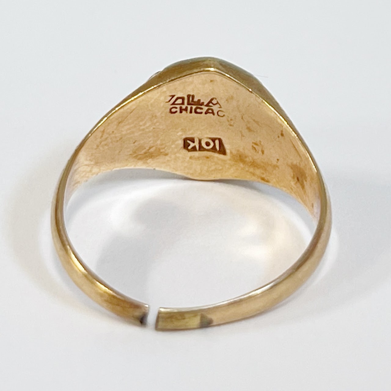 10K Gold 'HSS' High School Class Ring