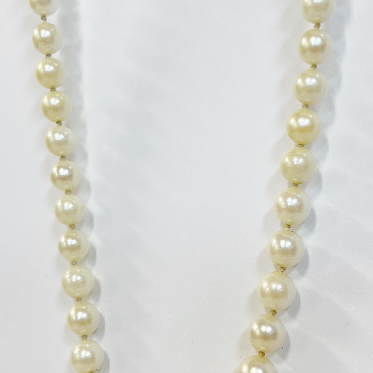 Cultured Pearl Strand with 14K Yellow Gold Clasp