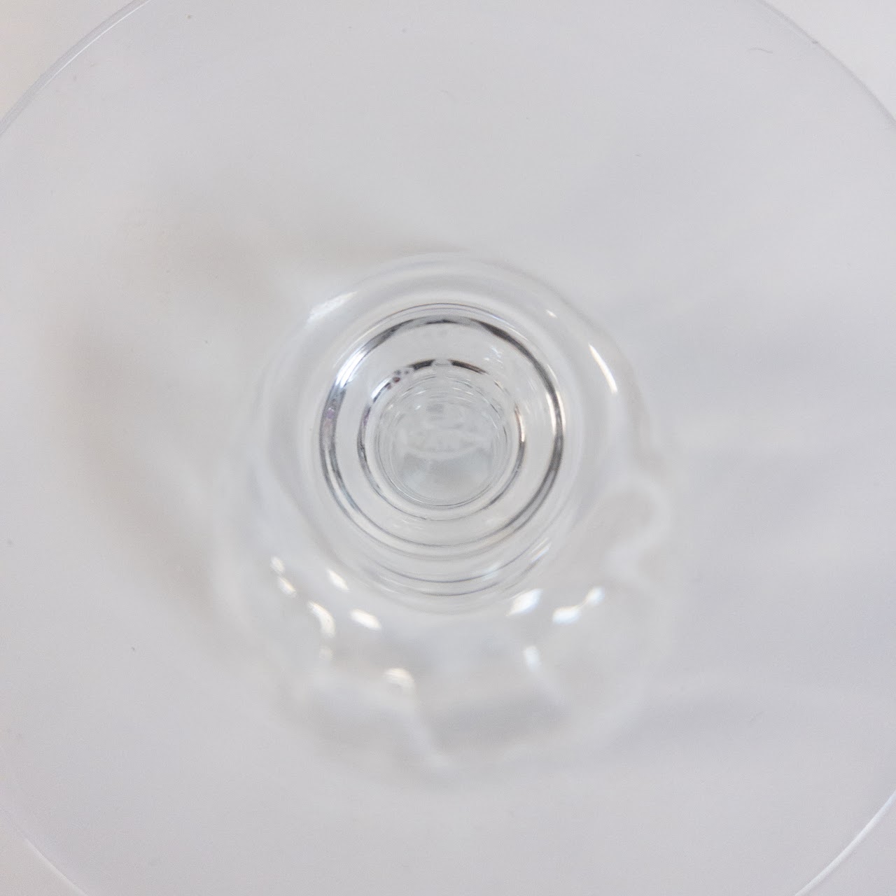 Baccarat Montaigne Optic Water Goblet Set of Four